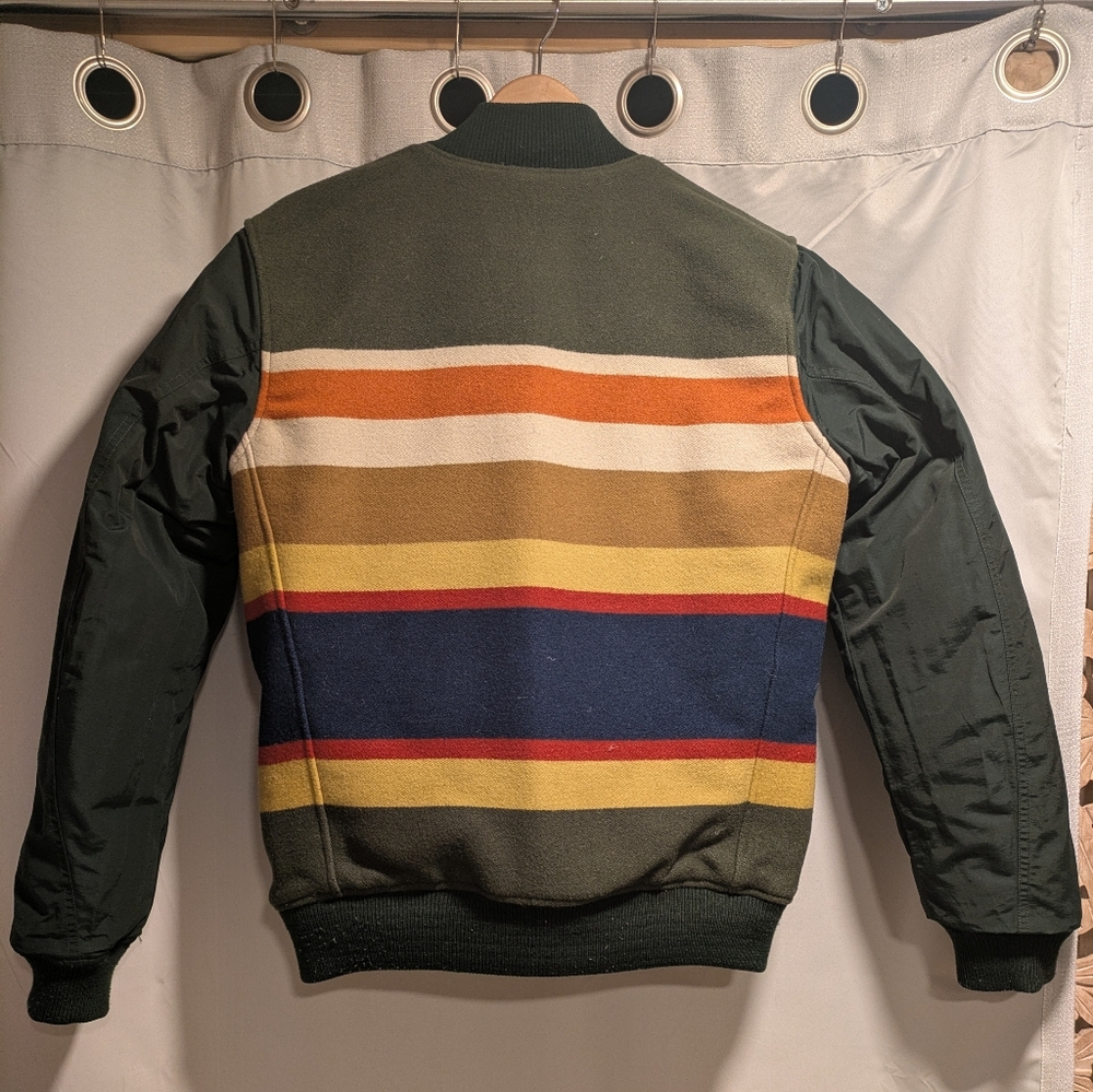 Eddie Bauer X Pendleton 1936 Skyliner Quilted Down Bomber Men's M - Picture 2 of 16